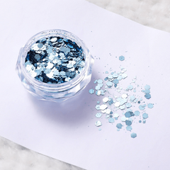 3D Holographic Nail Art Chunky Sequins Glitter