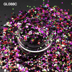 3D Metallic Glitter Holographic Nail Art Sequins for Manicure Tips