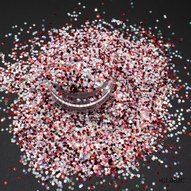 3D Metallic Glitter Holographic Nail Art Sequins for Manicure Tips