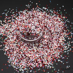 3D Metallic Glitter Holographic Nail Art Sequins for Manicure Tips