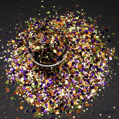 3D Metallic Glitter Holographic Nail Art Sequins for Manicure Tips