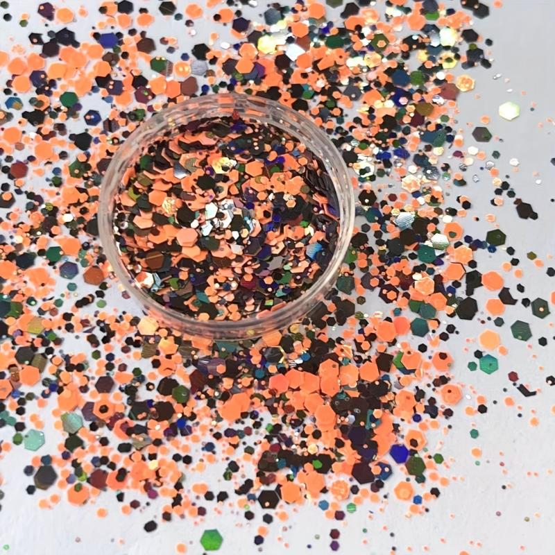Holo Nail Glitter Hexagon Laser Flakes DIY Salon Halloween