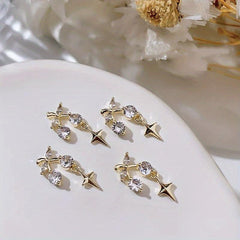 Cherry Pendant Rivet Rhinestones Nail Art Decoration