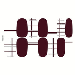 10 Sheets Nail Polish Strips - Easy to Apply Gel Nail Art Decals