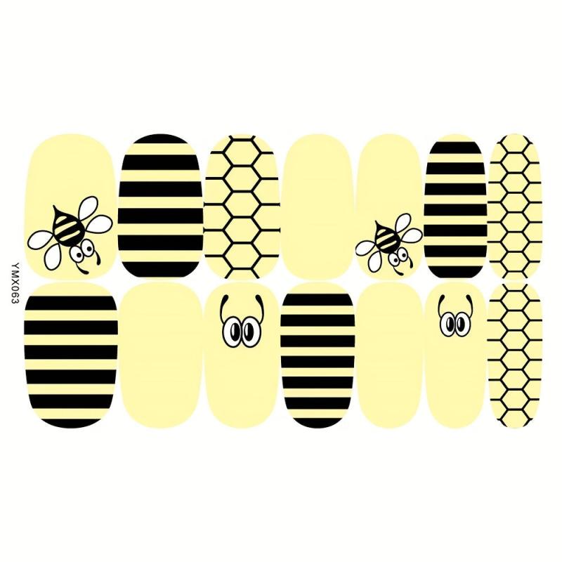 10 Sheets Nail Polish Strips - Easy to Apply Gel Nail Art Decals