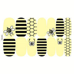 10 Sheets Nail Polish Strips - Easy to Apply Gel Nail Art Decals