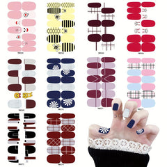10 Sheets Nail Polish Strips - Easy to Apply Gel Nail Art Decals