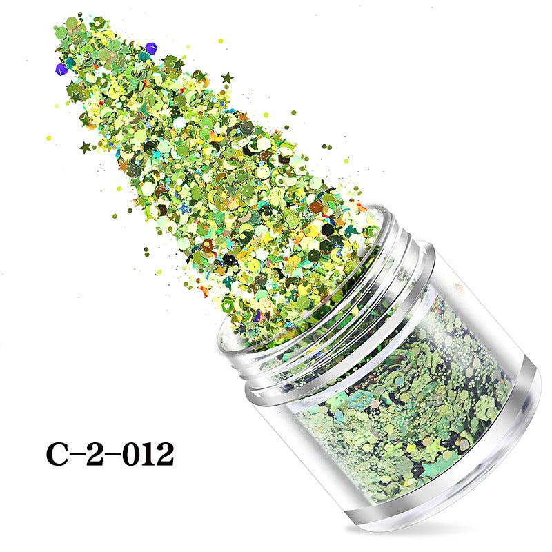 Y2K Holographic Glitter Nail Powder