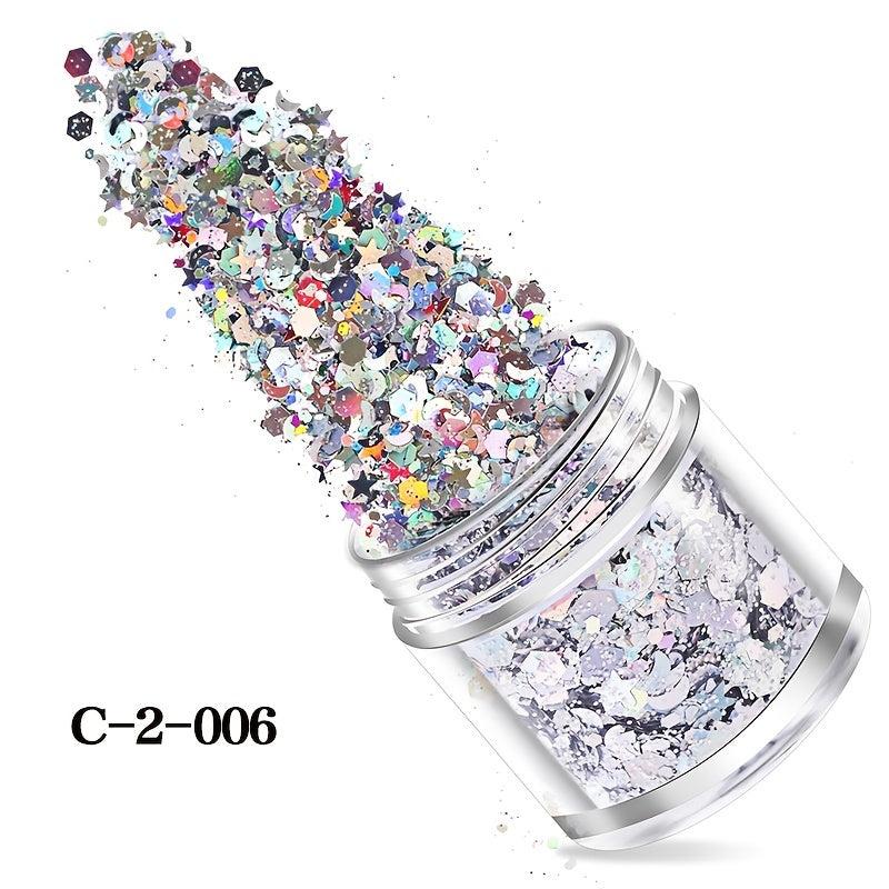 Y2K Holographic Glitter Nail Powder