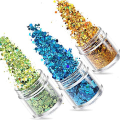 Y2K Holographic Glitter Nail Powder