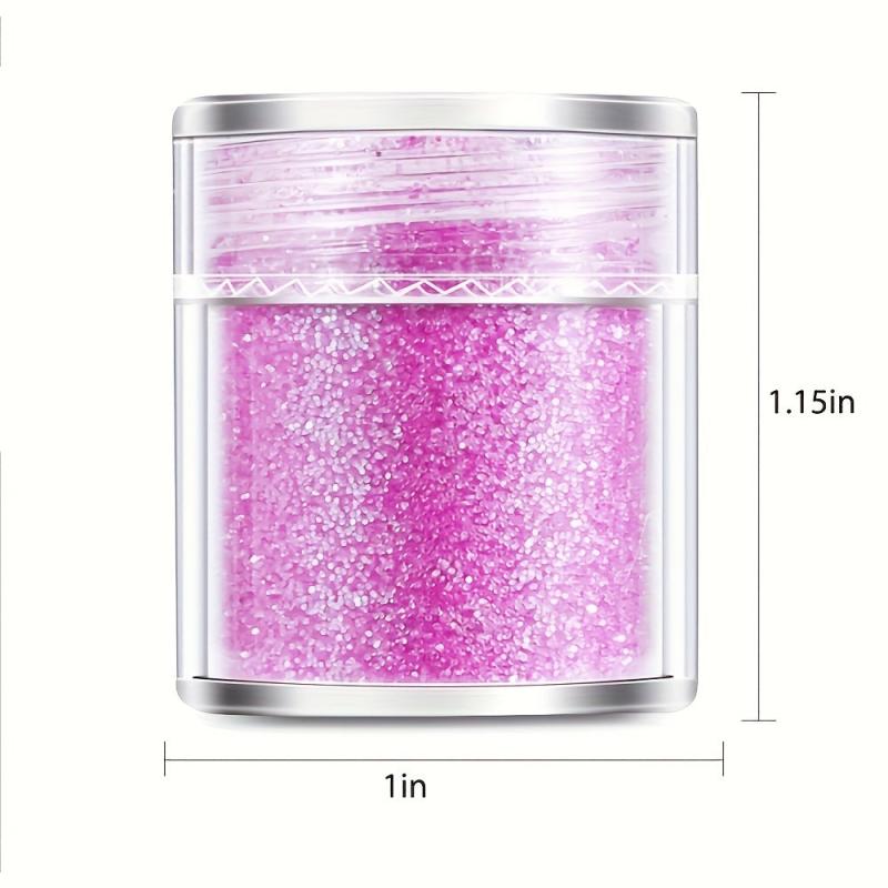 12 Colors Holographic Nail Glitter Powder Hexagon Flakes Sequins 10g