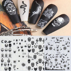 Luminous Halloween Nail Art Stickers