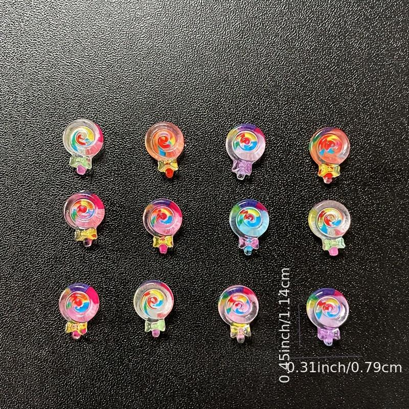 Lollipop Nail Art Decoration 20pcs Random Nail Accessories