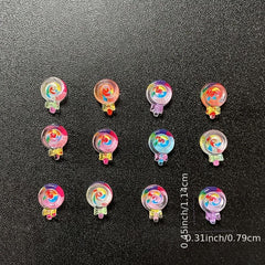 Lollipop Nail Art Decoration 20pcs Random Nail Accessories