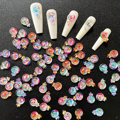 Lollipop Nail Art Decoration 20pcs Random Nail Accessories