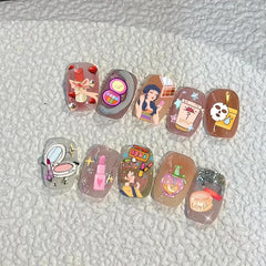5D Embossed Nail Art Stickers Makeup Stuff Nail Art Decals