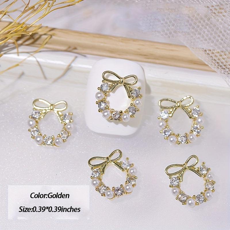 Zircon 3D Nail Charms For Acrylic Nails - Rhinestones Charms Nail Jewels