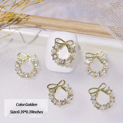 Zircon 3D Nail Charms For Acrylic Nails - Rhinestones Charms Nail Jewels