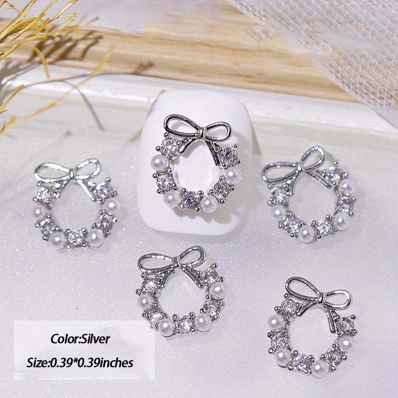 Zircon 3D Nail Charms For Acrylic Nails - Rhinestones Charms Nail Jewels