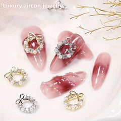 Zircon 3D Nail Charms For Acrylic Nails - Rhinestones Charms Nail Jewels