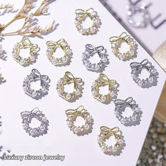 Zircon 3D Nail Charms For Acrylic Nails - Rhinestones Charms Nail Jewels