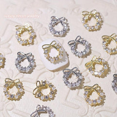 Zircon 3D Nail Charms For Acrylic Nails - Rhinestones Charms Nail Jewels