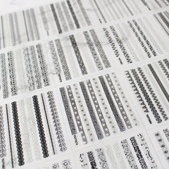 24 Pcs Self Adhesive Nail Art Stickers - DIY or Salon Nail Art Supplies