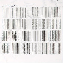 24 Pcs Self Adhesive Nail Art Stickers - DIY or Salon Nail Art Supplies