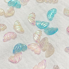 15pcs Aurora Butterfly Wing Nail Art Charms for DIY Nail Art Decoration