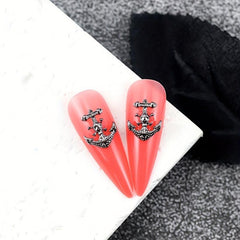 10pcs 3D Alloy Skull Nail Art Charms Halloween Nail Art Accessories