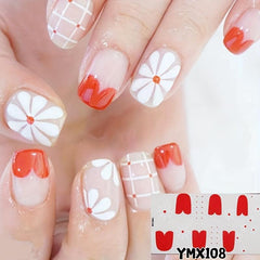 Full Wraps Nail Polish Stickers Self Adhesive Nail Art Decal Strips