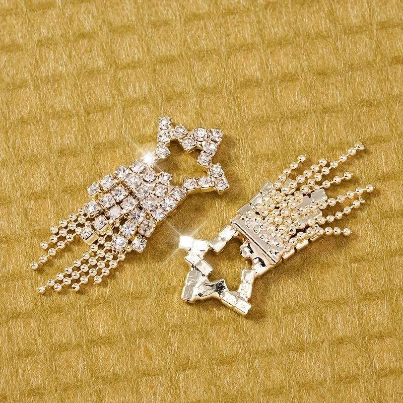 3D Star Nail Charm Gloss Rhinestone Decorations for Manicure