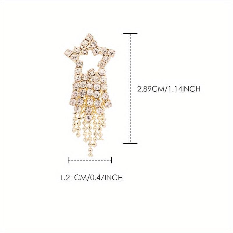 3D Star Nail Charm Gloss Rhinestone Decorations for Manicure