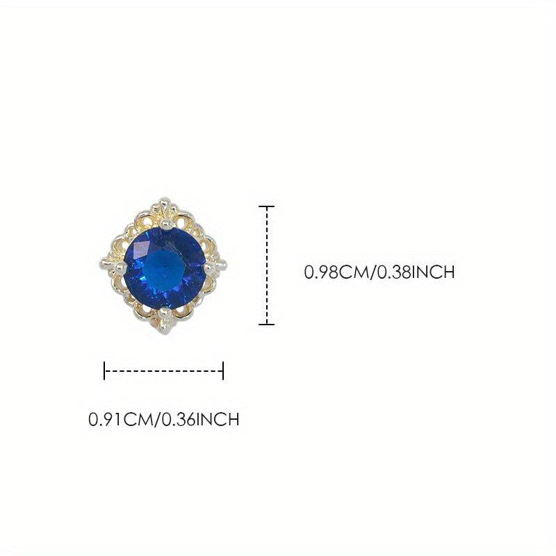 3D Nail Art Rhinestones Zircon Nail Rhinestones Metal Gems Jewels Stones