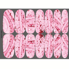Marble Full Wrap Nail Polish Stickers - Self Adhesive Gel Nail Decals