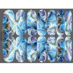 Marble Full Wrap Nail Polish Stickers - Self Adhesive Gel Nail Decals