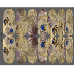 Marble Full Wrap Nail Polish Stickers - Self Adhesive Gel Nail Decals