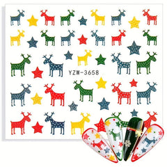 Christmas Nail Stickers Winter Decorations