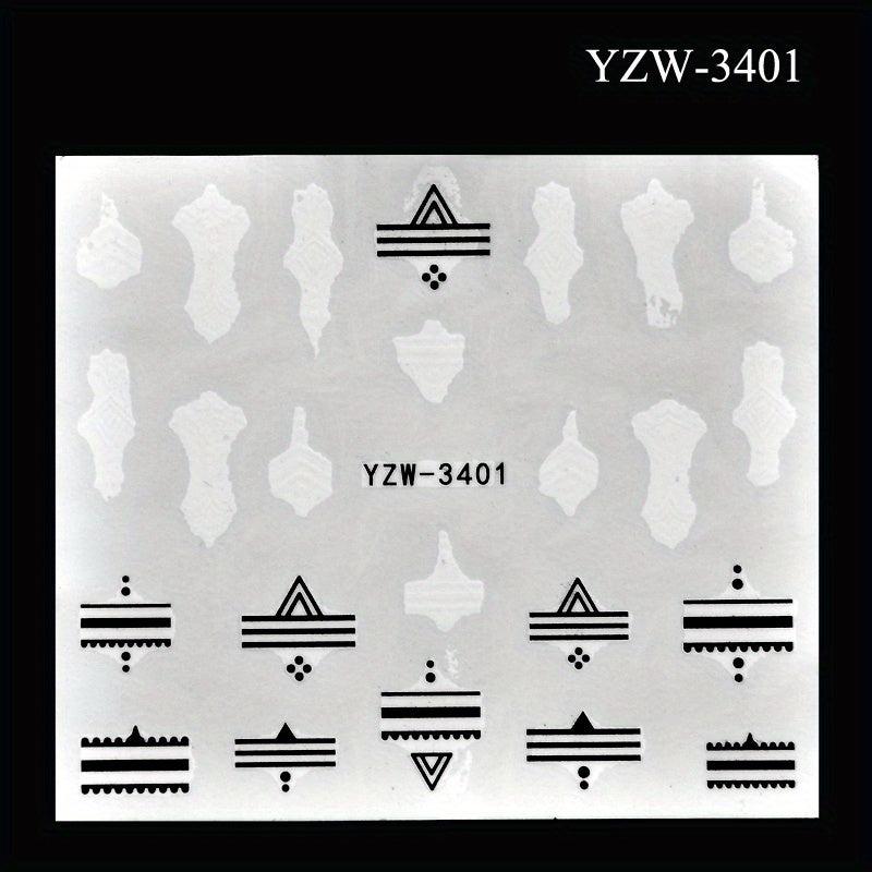 Christmas Nail Stickers Winter Decorations
