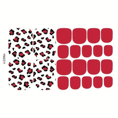 Waterproof Toenail Art Decals for Pedicures