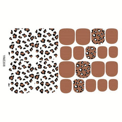 Waterproof Toenail Art Decals for Pedicures
