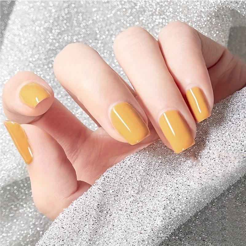 Red Starry Sky Nude Gel Nail Polish - Long Lasting Neutral