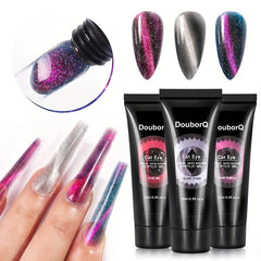 Cat Eye Nail Extension Gel Crystal Quick Nail Extension Gel DIY