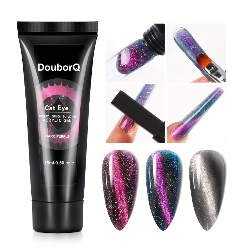 Cat Eye Nail Extension Gel Crystal Quick Nail Extension Gel DIY