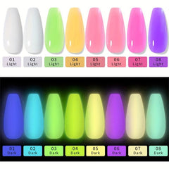 15ml Luminous Poly Extension Gel Glow In The Dark Nail Gel
