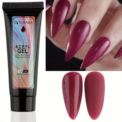 Poly Nail Gel Clear 15ML Builder Gel for Natural-Looking Nails