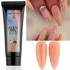 Poly Nail Gel Clear 15ML Builder Gel for Natural-Looking Nails