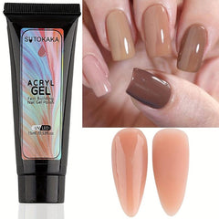 Poly Nail Gel Clear 15ML Builder Gel for Natural-Looking Nails