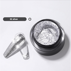Glitter Nail Gel Polish Colorful Nail Art for Salon & Home