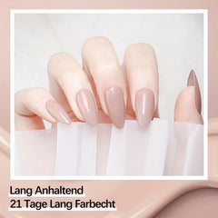 Nude Pink Poly Gel Nail Kit 8 Colors - Easy Nail Extension